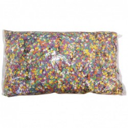 Sachet de 1 kg de confettis multicolores