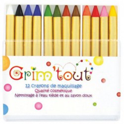 Boîte de 12 crayons de maquillage GRIM'TOUT