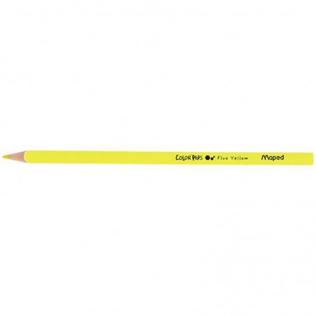 Étui de 6 Crayons de couleur Fluo - Assortiment MAPED Color'Peps Dessin