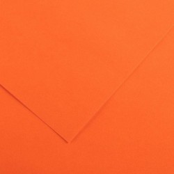 Paquet de 10 feuilles de papier Colorline CANSON 50 x 65 cm 150 g orange