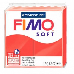 Lot de 10 pains de 57 g de pâte à modeler FIMO Soft dont 1 Effect couleurs assorties