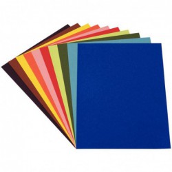 Paquet de 500 feuilles de papier 21 x 29,7 cm 120 g couleurs assorties