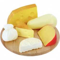 Sachet de 6 fromages en plastique