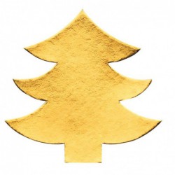 Pochette de 700 maxi gommettes adhésives formes de Noël or et argent