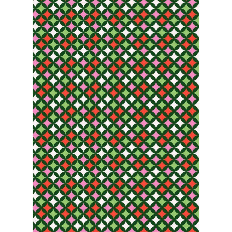 Papier adhésif pailleté Noël - 6 feuilles - Papiers matières - 10 Doigts
