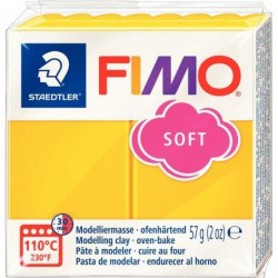 Pain de 57 g de pâte à modeler FIMO Soft tournesol