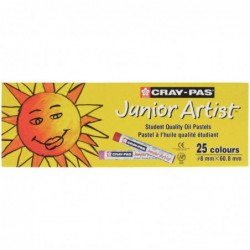 Boîte de 25 pastels CRAY-PAS Junior Artist 8 mm