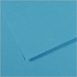 Paquet de 10 feuilles Mi-Teintes CANSON 50 x 65 cm 160 g coloris turquoise