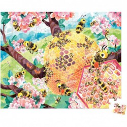 Puzzle en carton 100 pièces "La vie des abeilles"