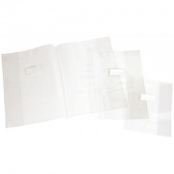 Lot de 10 protège-cahiers sans rabat PVC 21/100eme 21 x 29,7 cm incolore