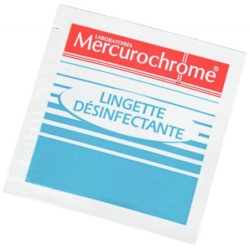 Boîte de 12 lingettes désinfectantes Mercurochrome
